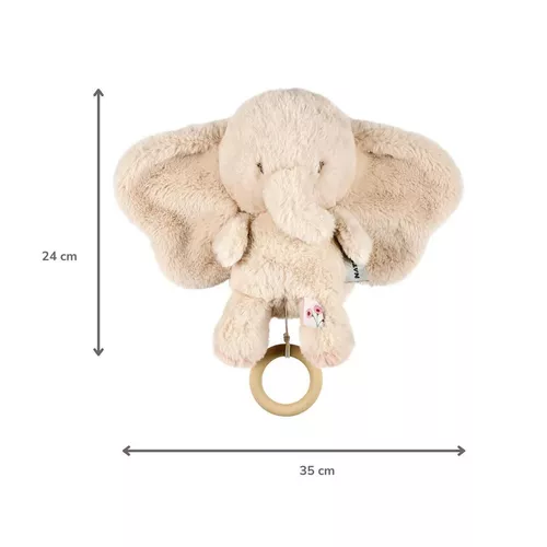 cumpără Jucărie cu pandantiv Nattou 759175 Fanfan musical plush toy elephant sand în Chișinău 