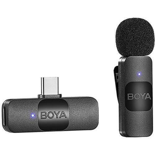 купить Микрофон Boya BY-V10 Wireless Microphone System Ultracompact 2.4GHz, Black в Кишинёве 