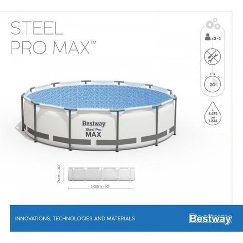cumpără Piscină cu cadru Bestway 56408BW Steel Pro Max 305x76cm în Chișinău 