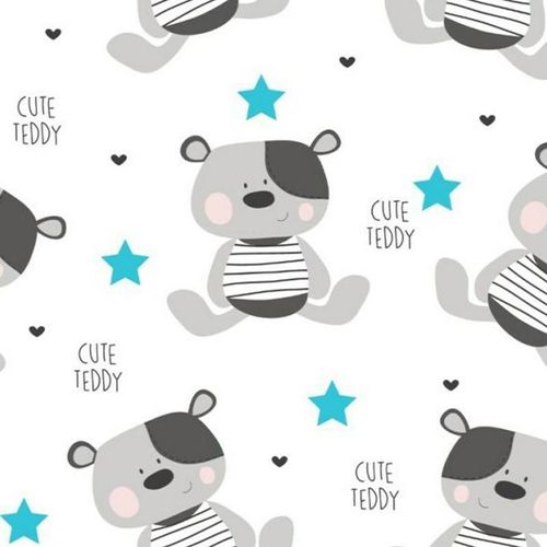 cumpără Accesoriu pentru înfășat New Baby 39475 Пеленка фланель непромокаемая Baby Cude Teddy în Chișinău 