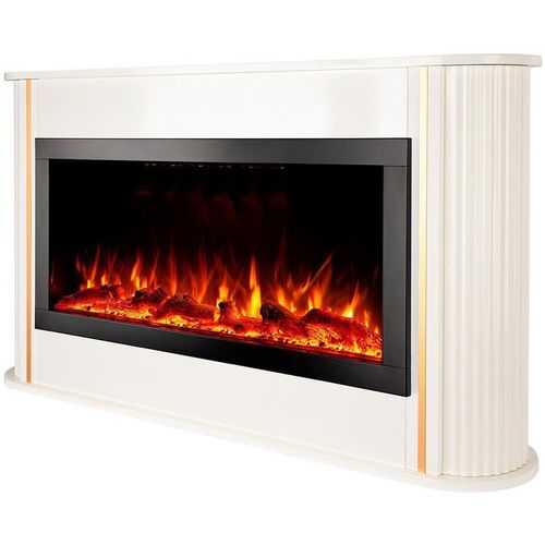 купить Камин электрический ArtFlame Rondo white & Haven 40, 800x1400x300mm в Кишинёве 