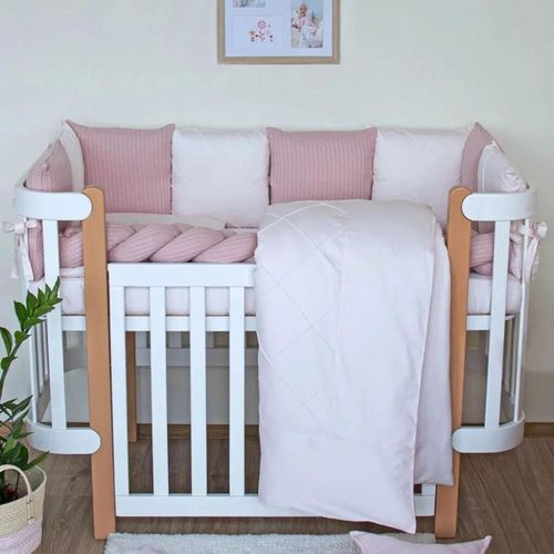 купить Детское постельное белье Veres VR 215.4 Флоренс Пудровий (6ед.) в Кишинёве 