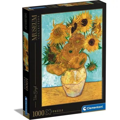 купить Пазл Clementoni Puzzle 1000 Museum Sunflowers (39966) в Кишинёве 