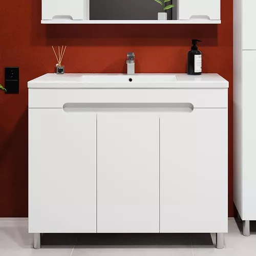 cumpără Dulap pentru lavoar Bayro Etna Duo под умыв. Argo 1000 белый мат în Chișinău 