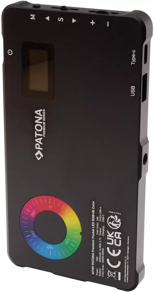 купить Освещение для фото-видео Patona 4278, RGB pocket video light в Кишинёве 