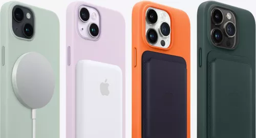 купить Чехол для смартфона Apple iPhone 14 Silicone Case with MagSafe, Lilac MPRY3 в Кишинёве 
