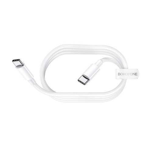 купить Кабель Borofone BX44 Type-C to Type-C high-energy 100W charging data cable (2m), white 737212 в Кишинёве 