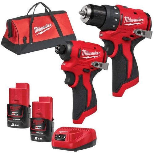 cumpără Set de scule electrice Milwaukee M12BLPP2D-202B Set de instrumente (4933500139) în Chișinău 
