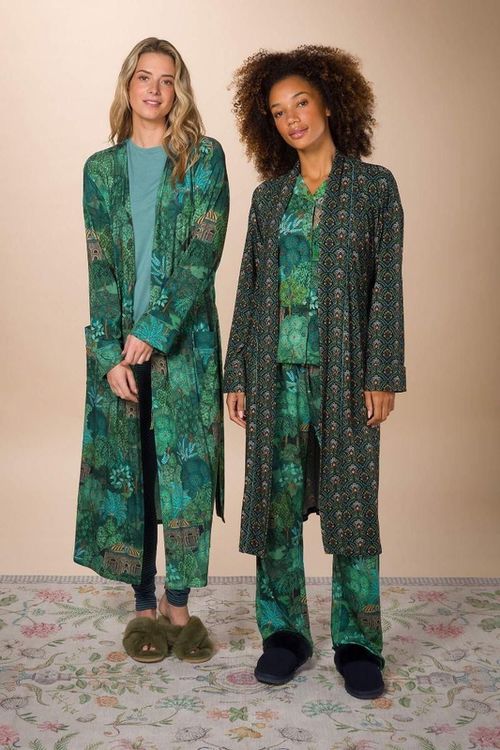 купить Домашний текстиль Pip Studio 51.510.730 Nisha Kimono Bailamos Dark Blue XXL Dark Blue в Кишинёве 