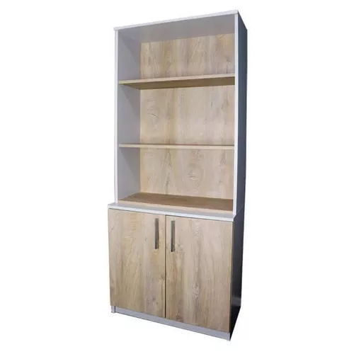 cumpără Dulap de birou Andra Vitrina birou 800x450x1900 Gri deschis în Chișinău 