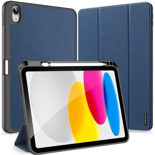 cumpără Husă p/u tabletă Dux Ducis Apple iPad 10 (2022) / 11 (2025) DOMO, Blue în Chișinău 