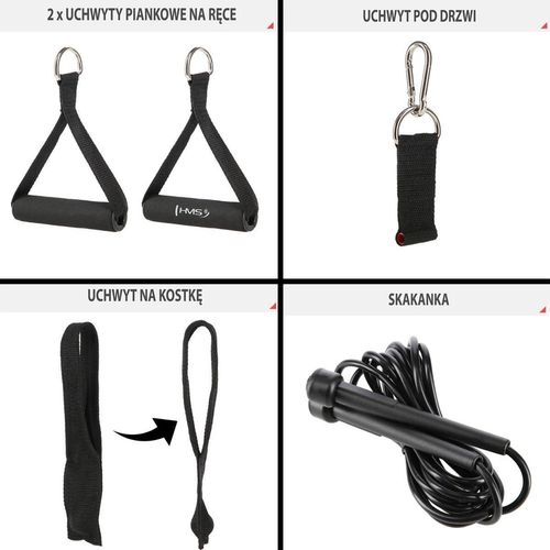 купить Эспандер HMS 4780 SET expandere (11pcs) (17-35-003) в Кишинёве 