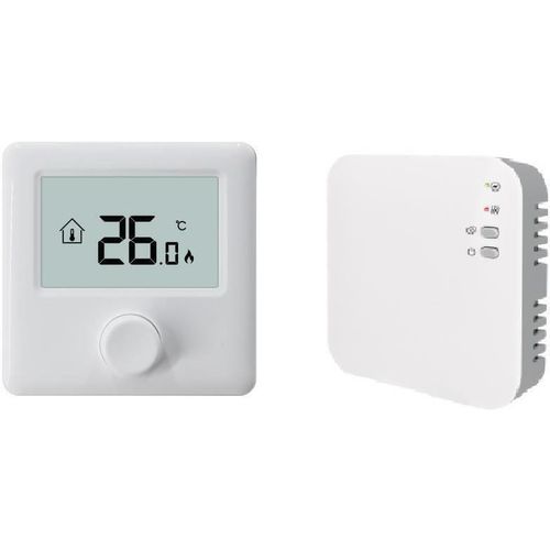 cumpără Termostat de cameră Romstal Kontrolia 39T0601 Termostat digital cu radiofrecvență WT18(NP) în Chișinău 