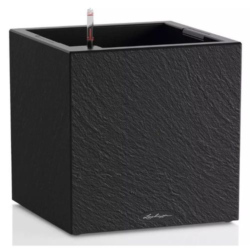 купить Цветочный горшок Lechuza Canto Slatestone 30 Low Dark Grey в Кишинёве 