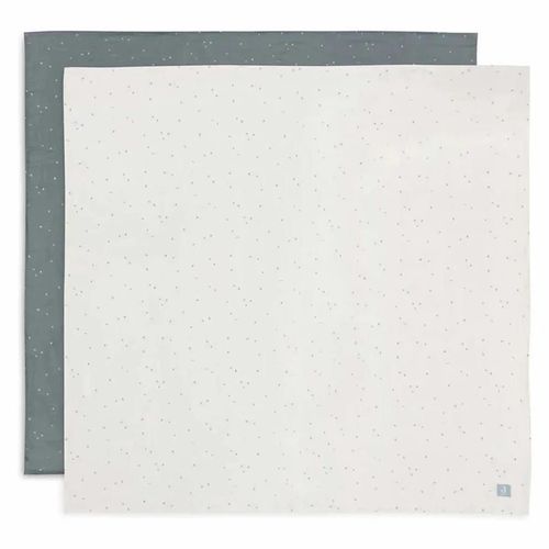 купить Аксессуар для пеленания Jollein 535-852-67102 Pelinci de muselina Twinkling Sea Green, 115x115cm, 2buc в Кишинёве 