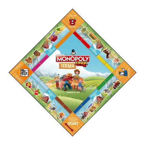 купить Настольная игра Winning Moves WM04483-ROM-6 Monopoly Junior, Ferma (ro) в Кишинёве 