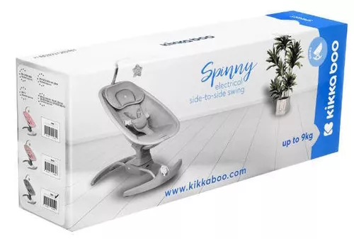 cumpără Leagăn pentru bebeluși Kikka Boo 31005010059 Spinny Grey în Chișinău 