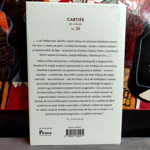 cumpără SanG d'encre - Poeme alese de Al. Cistelecan - Emilian-Galaicu Păun în Chișinău 