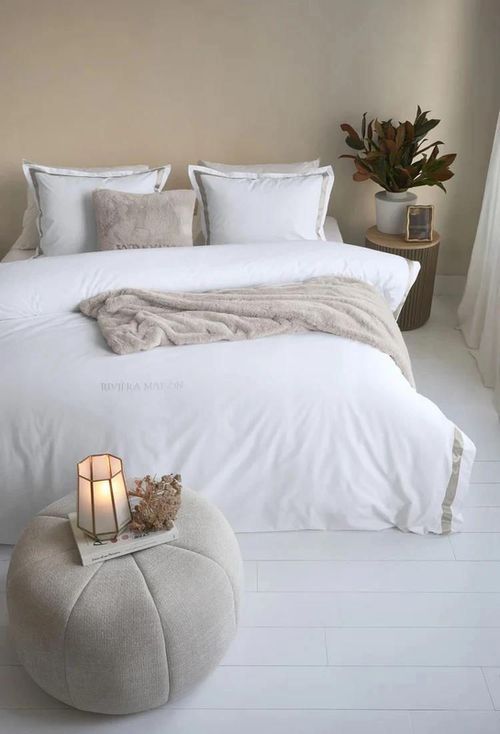 cumpără Lenjerie de pat Riviera Maison 333028 Whisper 200x200/220 White în Chișinău 