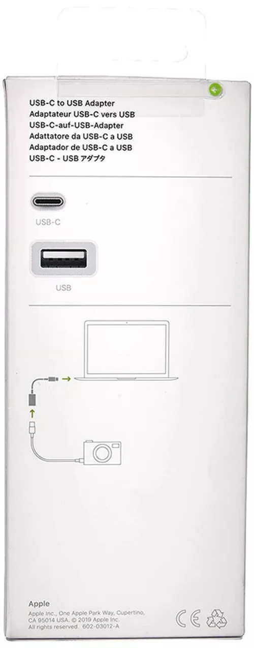 cumpără Adaptor pentru aparat mobil Apple MJ1M2ZM/A USB-C to USB Adapter în Chișinău 