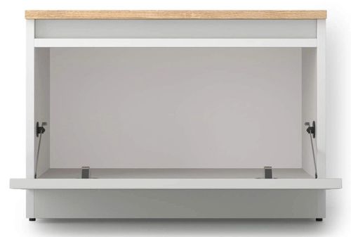 cumpără Raft pentru încălțăminte Fabrik Home Hardy 622x440x403 (для прихожей) Белый/Светло-серый мат în Chișinău 