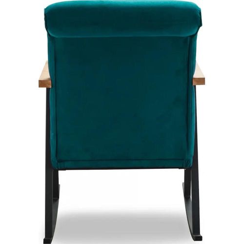 cumpără Fotoliu Trendy Balansoar Yoka-Albastru Petrol 65x100x86cm (GTR003716) în Chișinău 