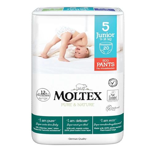 Эко подгузники-трусики Moltex Pure&Nature Junior 5 (9-14 kg) 20 шт 