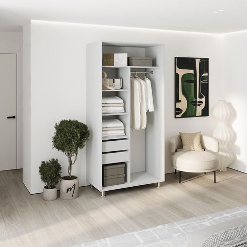cumpără Dulap my-STYLE C10H1T02BM04-U11, 100x210, серый în Chișinău 