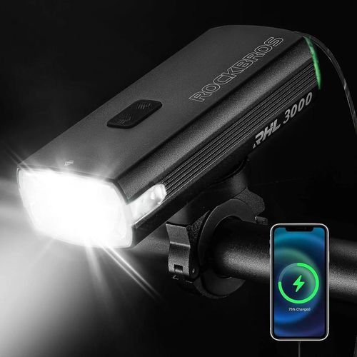 купить Аксессуар для велосипеда Rockbros 24710015001 Lanterna frontala pentru bicicleta 3000LM в Кишинёве 