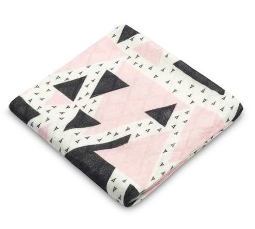 cumpără Accesoriu pentru înfășat Sensillo P-2008 пеленка bamboo PINK TRIANGLE 75x75 în Chișinău 