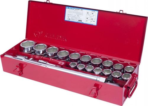 cumpără Set de unelte de mână King Tony 6323MR набор 3/4" торцевых головок 6 гран. 21-50мм принадлежностей, 23 пр. în Chișinău 