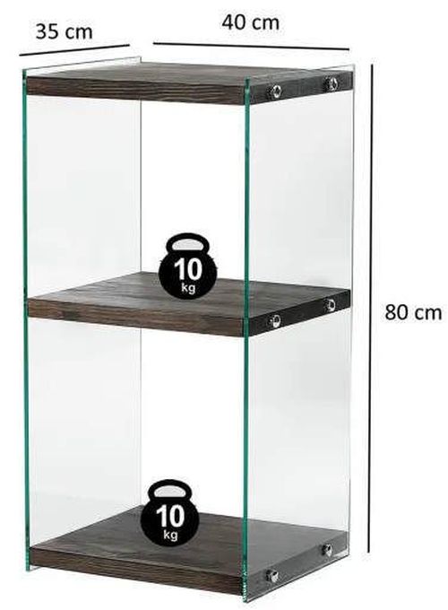 cumpără Raft de birou Trendy Aqua 2, Antracit, raft de carti în Chișinău 