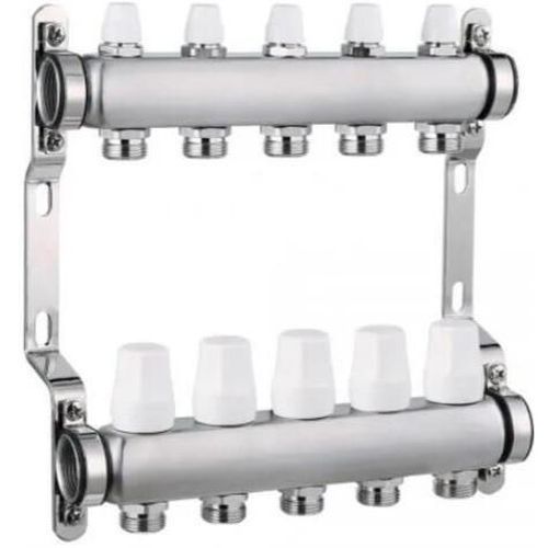 cumpără Set distribuitor Hydro S Colector complet din Inox, 5 căi 1"x3/4" (0711662) în Chișinău 