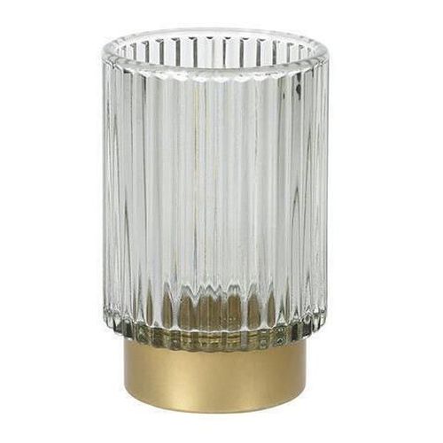 купить Свеча Holland 47341 Подсвечник стеклянный Цилиндр 13Х8сm в Кишинёве 
