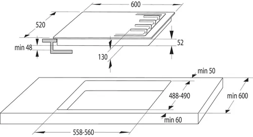 cumpără Plită încorporabilă pe gaz Gorenje GW642CLI în Chișinău 