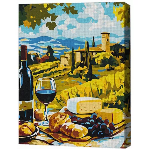 купить Картина по номерам BrushMe RMG0014FC 30x40 см (без упаковки) Вкус Тосканы в Кишинёве 