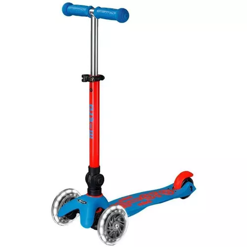 cumpără Trotinetă Micro MMD245 Mini Deluxe Foldable Neon LED Flashing Red în Chișinău 