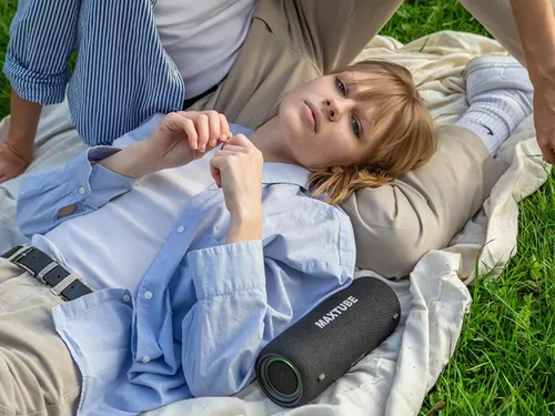 cumpără Boxă portativă Bluetooth Tracer MaxTube TWS, Black în Chișinău 