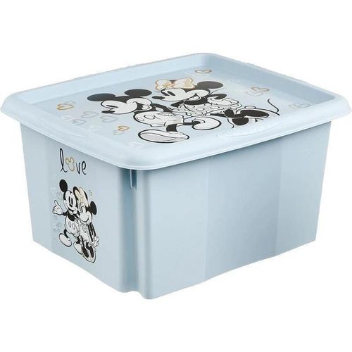 cumpără Cutie depozitare Keeeper Mickey Mouse Cloudy Blue (12237684) 24L для игрушек în Chișinău 
