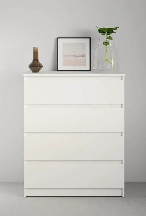 cumpără Comodă MebelStar NEO 4S 80x43x98 White (MBS-1070) în Chișinău 