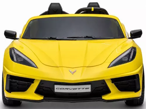 cumpără Mașină electrică pentru copii Kids car 8070490R_Yellow Corvette C8, 12V10AH, scaune din piele în Chișinău 