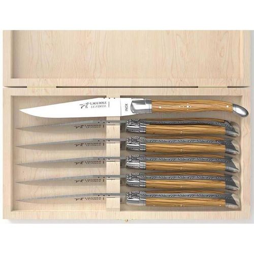 cumpără Set cuțite Laguiole Innovation Line 6 Steak Knives Oak Wood set 6 buc în Chișinău 