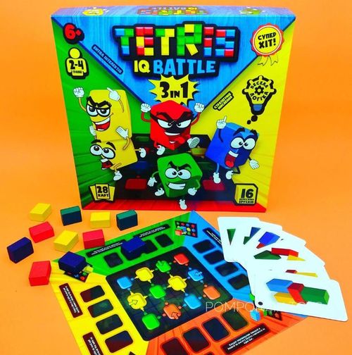cumpără Joc educativ de masă miscellaneous 9735 Joc de masa Tetris IQ battle 3 in1 23119 în Chișinău 