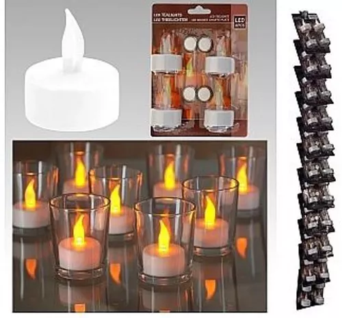 cumpără Iluminat decorativ Promstore 12009 Набор свечей LED чайных 4шт, бел în Chișinău 