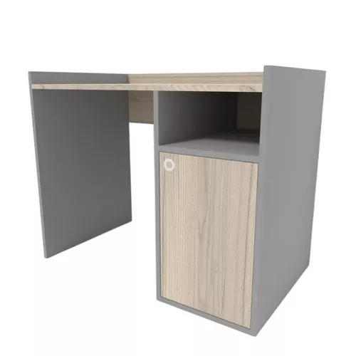 купить Офисный стол Smartex (10914) Tab Classic 110cm Grafit+Stejar Deschis в Кишинёве 