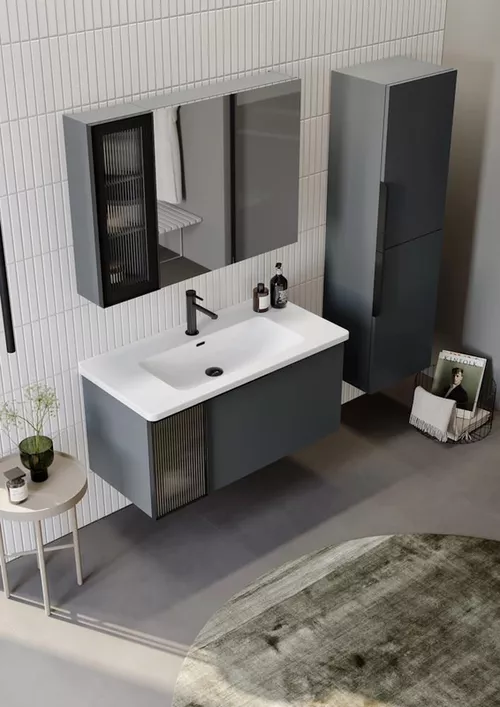 cumpără Dulap pentru lavoar Orka PURE 100 Antracite în Chișinău 