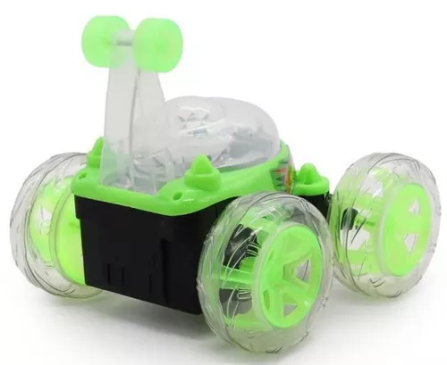 купить Радиоуправляемая игрушка New World 9802M-1 Трюковой автомобиль-опрокидыватель (зелёный), 93302r в Кишинёве 