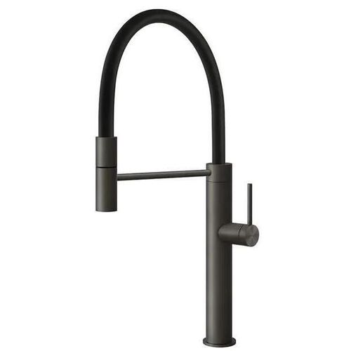 купить Смеситель кухонный Gessi 60010-707 Gessi 316 Black Metal Brushed PVD в Кишинёве 