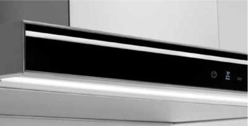 cumpără Hotă Falmec LUMINA EVO NRS 90 E.P.CAP. C0001 Glass Black Stainless Steel (w/o filter pack) în Chișinău 