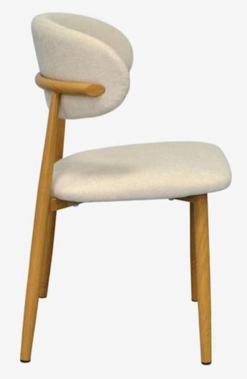 купить Комплект стол и стулья Evelin di Costacurta стол Cooper White/Bella beech + 4 QT-284Wo Light beige в Кишинёве 